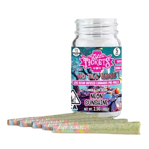 LIFT TICKETS - NEON SUNSHINE INFUSED (5PK) [NO TILL KINGS] - LIFT TICKETS