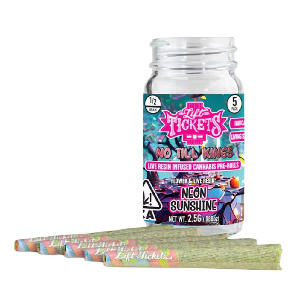 Lift Tickets - NEON SUNSHINE INFUSED (5PK) [NO TILL KINGS] - LIFT TICKETS Main Image
