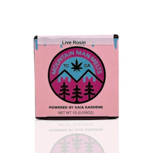 Mountain Man Melts - GARY PEACHES ROSIN 1G - MOUNTAIN MAN MELTS