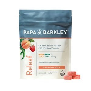 PAPA & BARKLEY - STRAWBERRY PEACH RELIEF CBD:THC - PAPA & BARKLEY