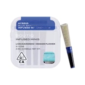 5 PACK INFUSED - BLUE BANANA .5G - BOUTIQ