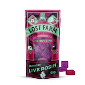 LOST FARM ROSIN CHEWS - CHERRY LIME 100MG (GMO) - KIVA CONFECTIONS