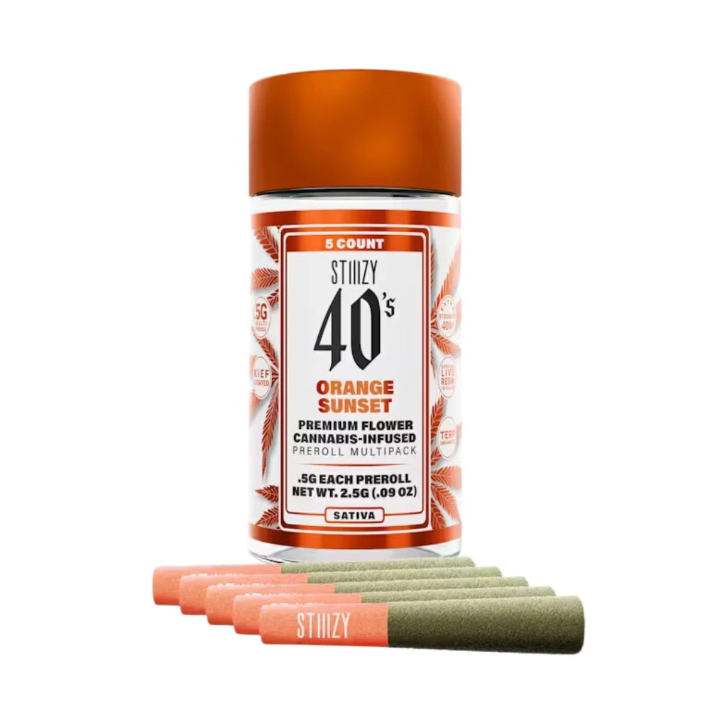 STIIIZY - ORANGE SUNSET - .5G 40'S (5PK) - STIIIZY Main Image