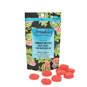 SMOKIEZ - 1:1 CBD SOUR WATERMELON - SMOKIEZ