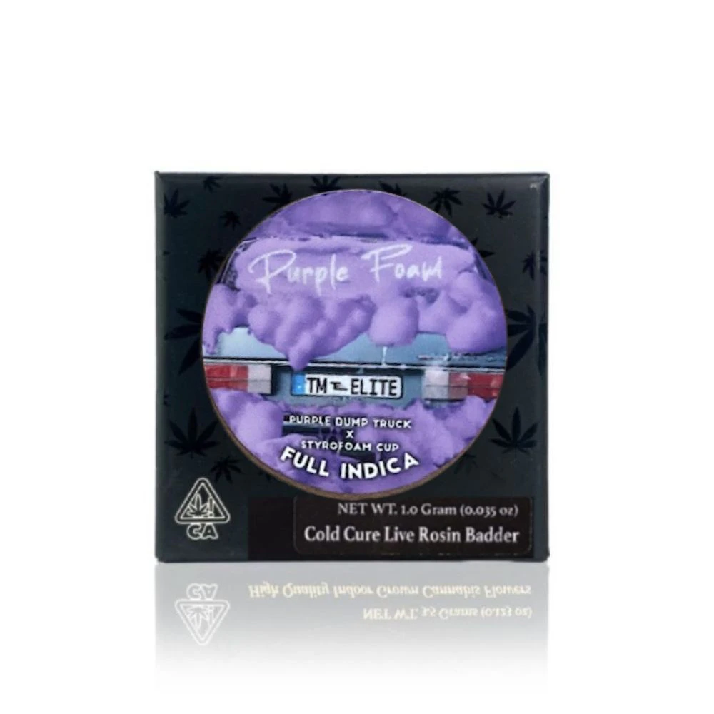 Team Elite Genetics - PURPLE FOAM COLD CURE LIVE ROSIN 1G - TEAM ELITE GENETICS Main Image