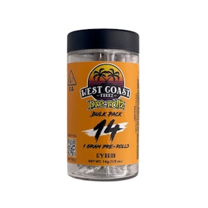 WEST COAST TREES - LEMON CHERRY GELATO - HYBRID PREROLL (14PK) - WEST COAST TREEZ