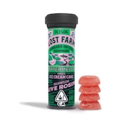 LOST FARM ROSIN GUMMIES - WATERMELON 100MG (ICE CREAM CAKE) - KIVA CONFECTIONS