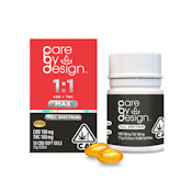 1:1 CBD MAX SOFT GELS (10) - CARE BY DESIGN