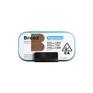 BREEZ - CBN NIGHTTIME EXTRA-STRENGTH TABLETS TIN - BREEZ