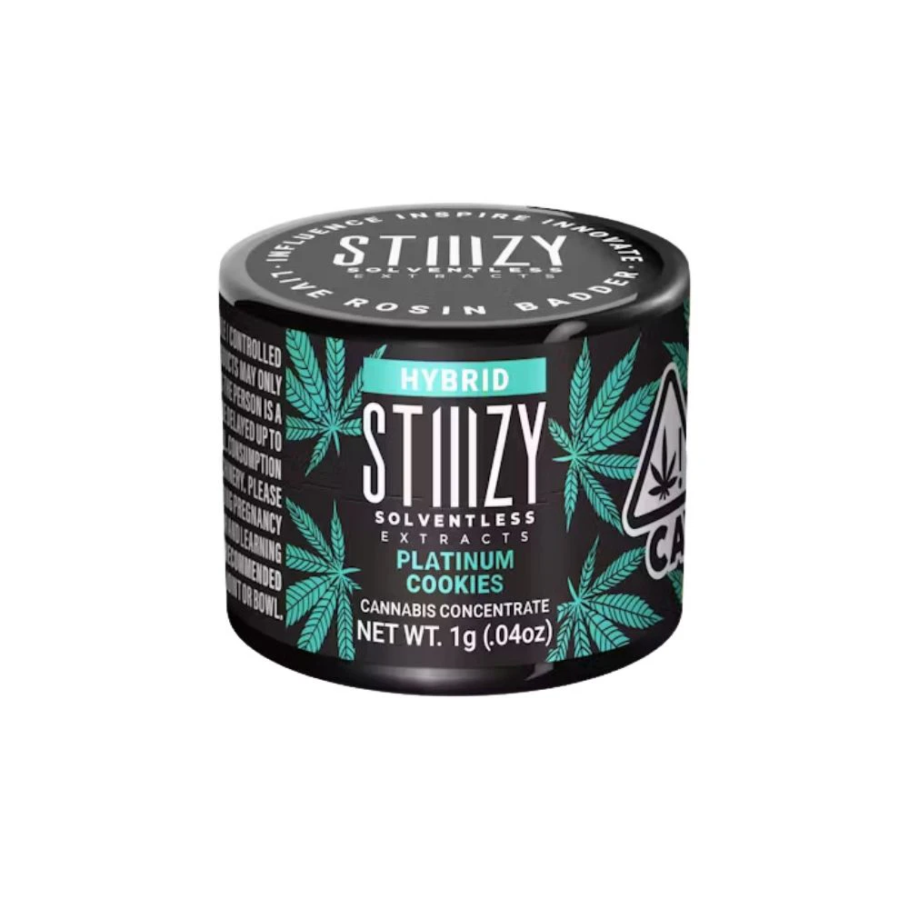 STIIIZY - PLATINUM COOKIES LIVE ROSIN BADDER 1G - STIIIZY Main Image