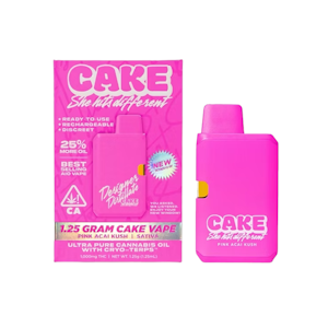 CAKE SHE HITS DIFFERENT - PINK ACAI KUSH DISPOSABLE 1.25G - CAKE