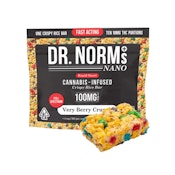 NANO - VERY BERRY CRUNCH RICE KRISPY BAR 100MG - DR. NORMS