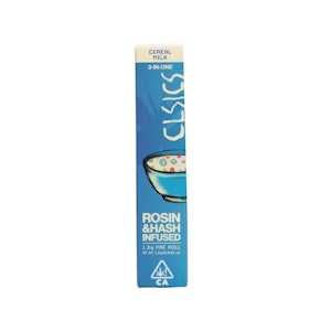 CLSICS - CEREAL MILK ROSIN & HASH PREROLL 1G - CLSICS