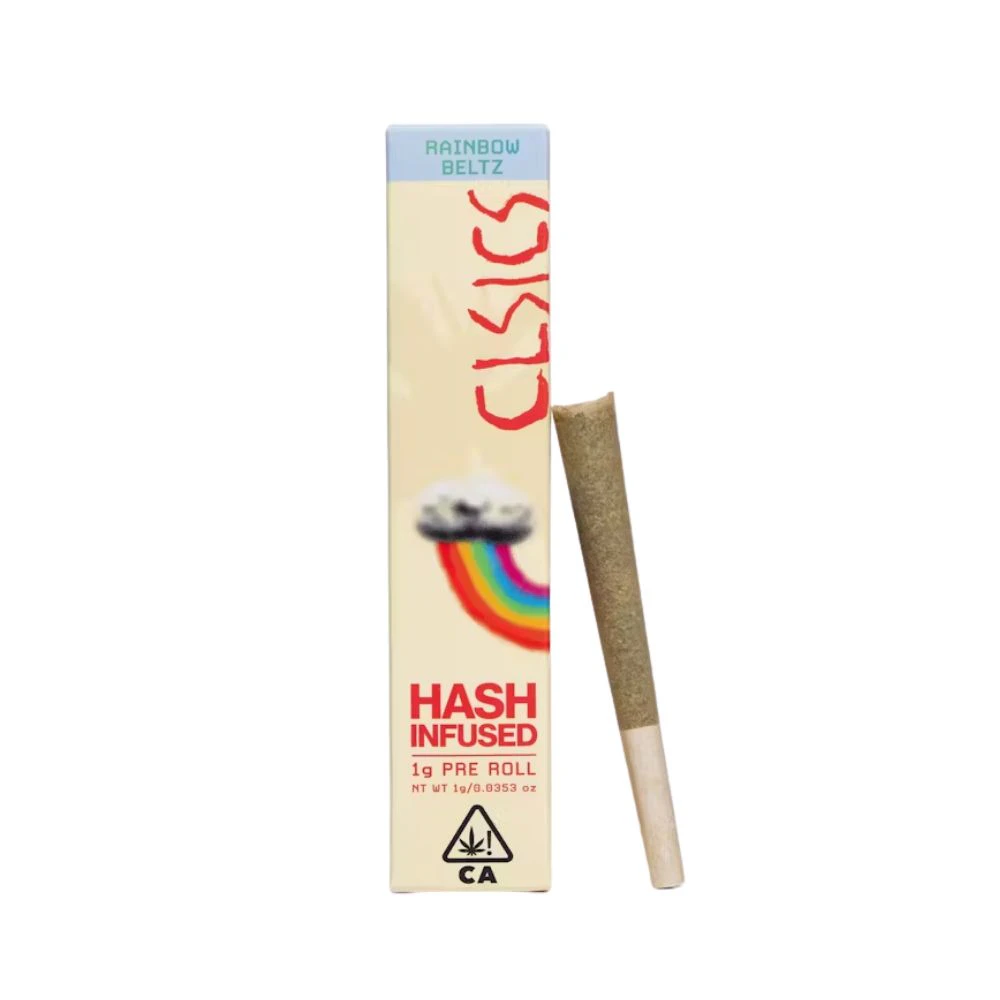 CLSICS - RAINBOW BELTS ROSIN & HASH PREROLL 1G - CLSICS Main Image