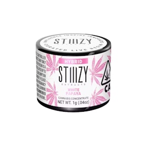 STIIIZY - WHITE PAPAYA LIVE RESIN SAUCE 1G - STIIIZY