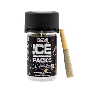 ROVE - PEACHES & CREAM ICE PACKS ROSIN DIAMOND HASH INFUSED (5PK) - ROVE