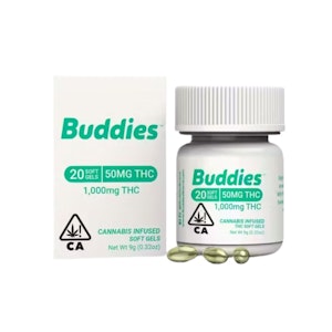 BUDDIES - 50MG CAPS (20CT) - BUDDIES