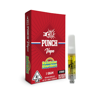 PUNCH EDIBLES & EXTRACTS - RAINBOW SHERBERT - DISTILLATE CART 1G - PUNCH EXTRACTS