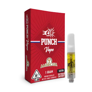 PUNCH EDIBLES & EXTRACTS - AMBROSIA - DISTILLATE CART 1G - PUNCH EXTRACTS