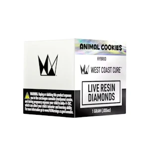 WEST COAST CURE - DIAMONDS - ANIMAL COOKIES 1G - WEST COAST CURE