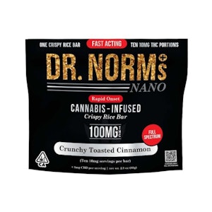 DR. NORM'S - CINNAMON TOAST CRUNCH BAR 100MG - DR. NORM'S