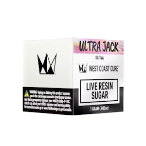 WEST COAST CURE - LIVE RESIN SUGAR - ULTRA JACK 1G - WEST COAST CURE