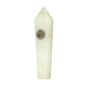 AFGHAN JADE GEMSTONE PIPE - ASTRAL PROJECT