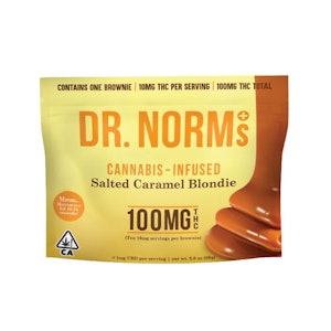 DR. NORM'S - SALTED CARAMEL BLONDIE BAR 100MG - DR. NORM'S