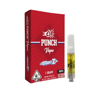 PUNCH EDIBLES & EXTRACTS - BLUE Z - DISTILLATE CART 1G - PUNCH EXTRACTS