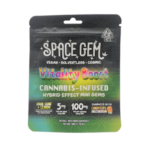 Space Gem - LEMON LIME - VITALITY BOOST GUMMIES 100MG - SPACE GEM