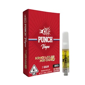 PUNCH EDIBLES & EXTRACTS - KING LOUIE OG XIII - DISTILLATE CART 1G - PUNCH EXTRACTS