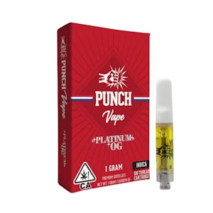 PUNCH EDIBLES & EXTRACTS - PLATINUM OG - DISTILLATE CART 1G - PUNCH EXTRACTS