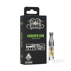 HEAVY HITTERS - LIGHTS ON THCV - GREEN CRACK 1G - HEAVY HITTERS