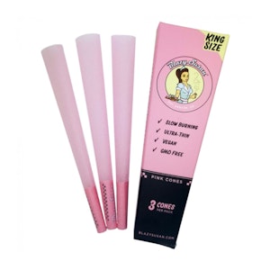 BLAZY SUSAN - PINK KING PAPER CONES (3PK) - BLAZY SUSAN