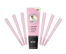 Blazy Susan Pink Paper Cones 1 1/4 (6)