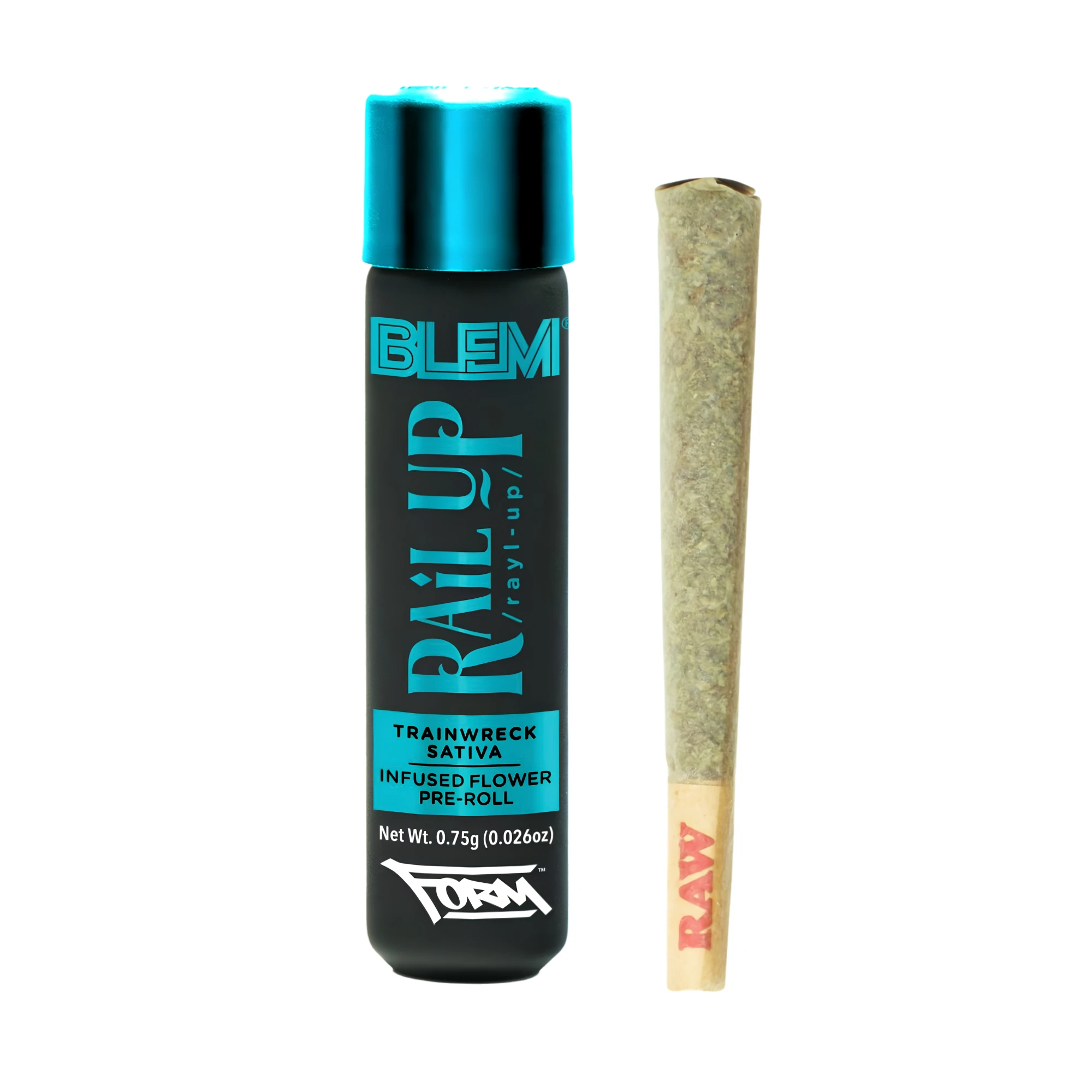 BLEM - Blem | Rail Up | Infused Pre-Roll | [.75g] | Sativa Main Image