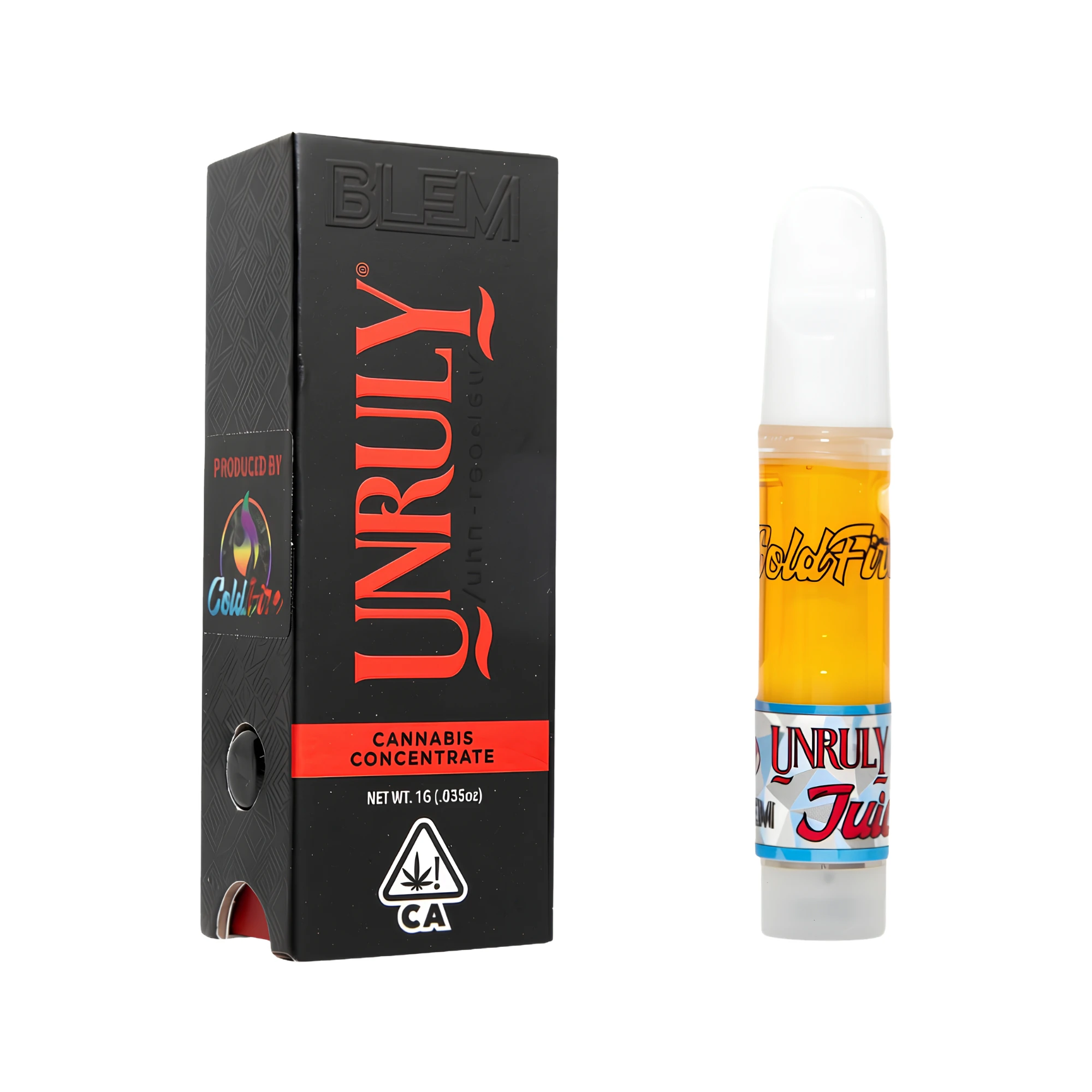 BLEM - Blem x ColdFire | Unruly OG | Cartridge | [1g] | Indica Main Image