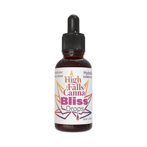 High Falls Canna - High Falls | Tincture | THC Drops - Bliss | 15ml