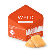 WYLD - BLOOD ORANGE 100MG 1:1 SATIVA GUMMIES