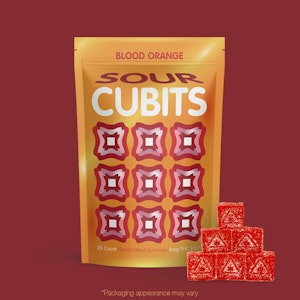 Cubits - Sour Cubits | Blood Orange Gummies | 20pk/100mg