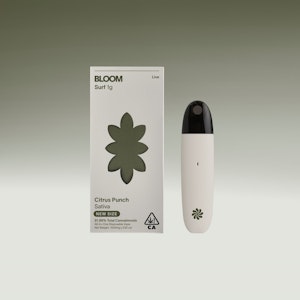 Bloom - Citrus Punch - 1g Live Resin Disposable (Bloom Surf)