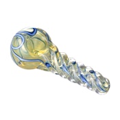 HG | Twist Spoon Pipe | Clear Blue 