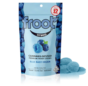 FROOT - FROOT | BLUE RAZZ - 10PK | EDIBLE | 100MG