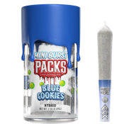 Packwoods | Blue Cookies | 5pk Mini Burst Preroll 2.5g