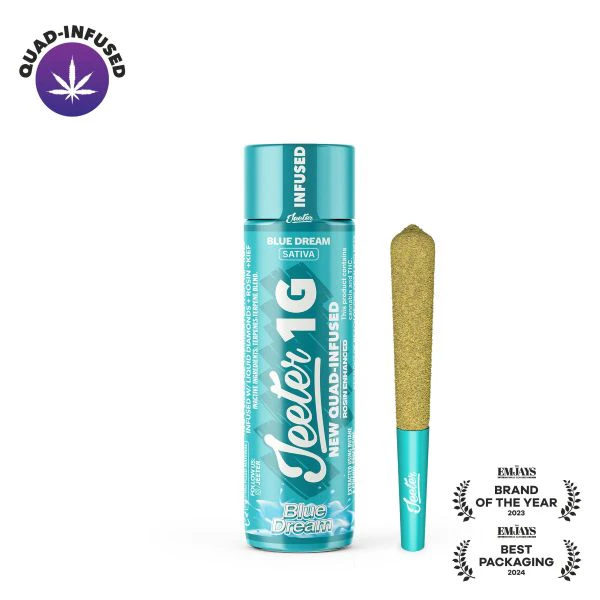 Jeeter - JEETER - BLUE DREAM 1 GRAM INFUSED PRE-ROLL Main Image