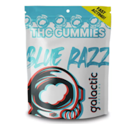 Fast Acting Blue Razz Gummies - 100mg - CLC