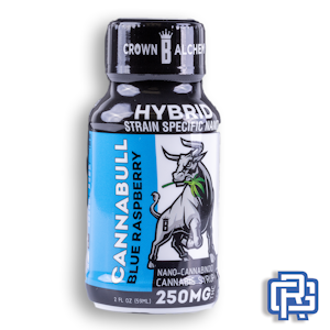 CROWN B ALCHEMY - Blue Raspberry "Cannabull" Nano Syrup | 59mL 250mg (THC)