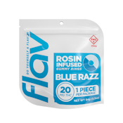 FLAV - BLUE RAZZ 20MG GUMMY RING HASH ROSIN