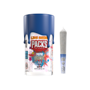 Blue Slurpie | Live Resin Infused Pre-Roll Pack | 5pk | .5g | Packs Mini Bursts