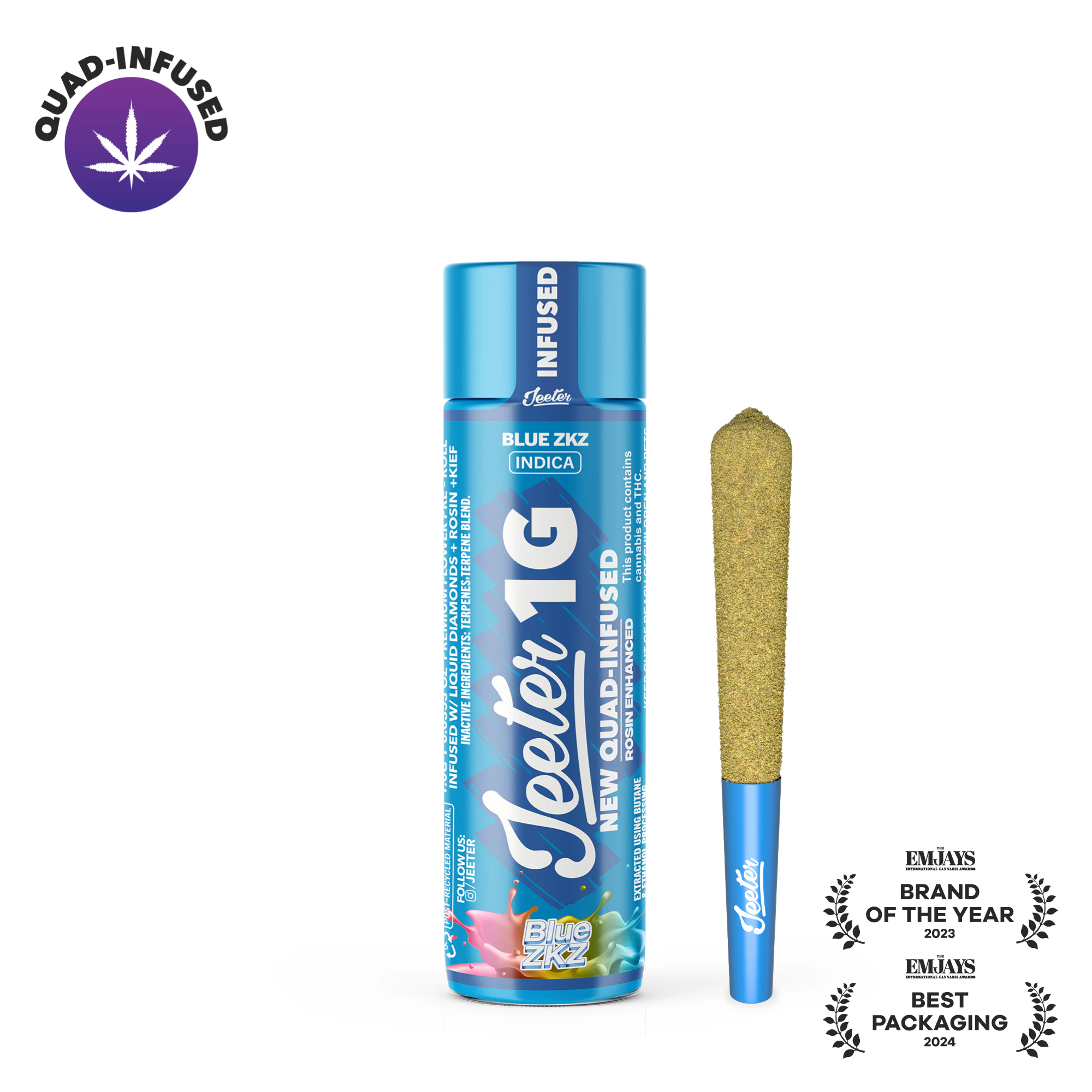 Jeeter - Jeeter | Blue ZKZ | Infused Preroll | 1g Main Image